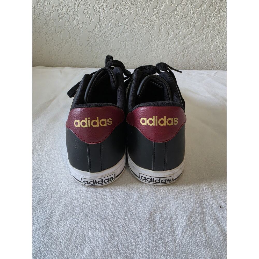 Adidas NEO AW4571 Men’s Size 10 Black White Burgundy Cloudfoam Sneakers 2016 - Picture 4 of 9
